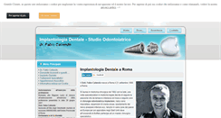 Desktop Screenshot of implantologiadentale.net