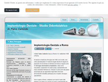 Tablet Screenshot of implantologiadentale.net